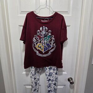 Harry Potter Pajamas Women Med Pjs Sleepwear Loungewear